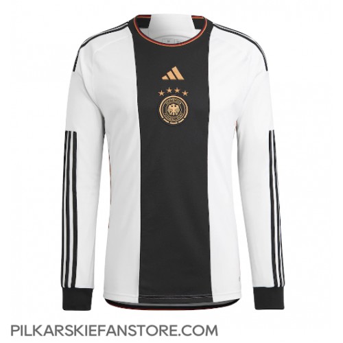 Tanie Strój piłkarski Niemcy Koszulka Podstawowej MŚ 2022 Długie Rękawy